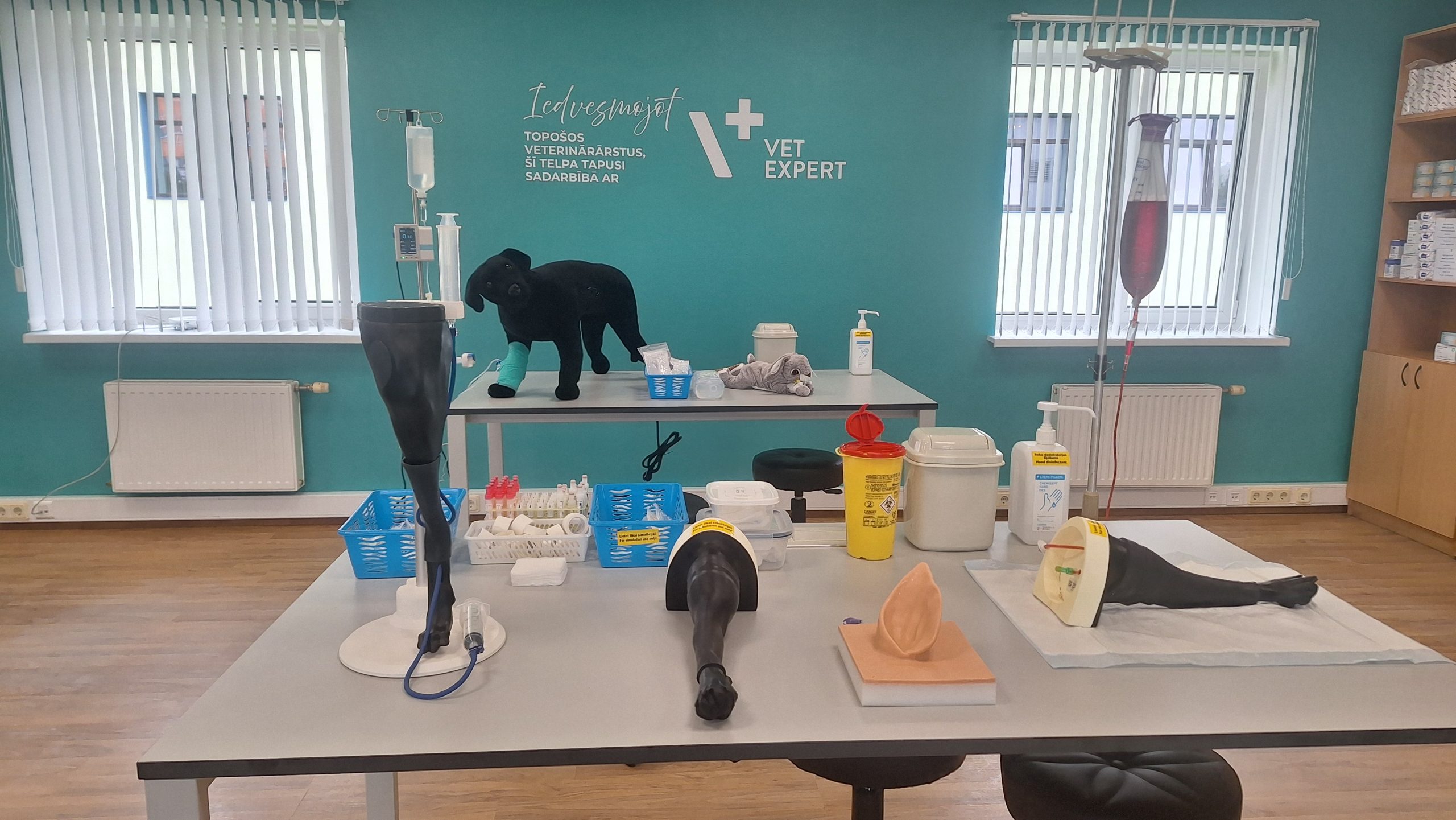 Veterinārmedicīnas simulatori un mācību aprīkojums LBTU simulāciju centrā