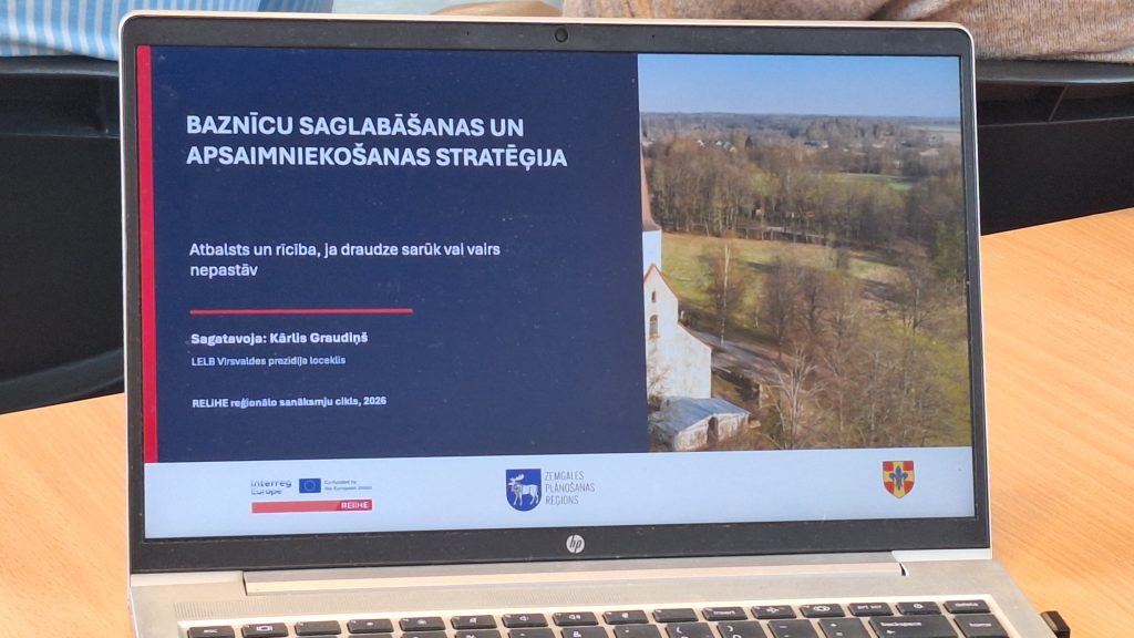 Prezentācija par baznīcu saglabāšanas un apsaimniekošanas stratēģiju