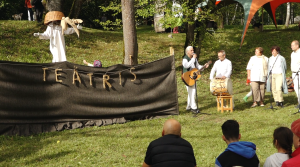 Brīvdabas teātra un muzikāls priekšnesums Turaidas muzejrezervātā