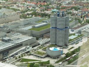 BMW muzejs un BMW galvenā mītne Minhenē, Vācijā