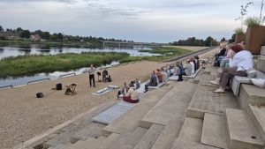Izrāde “Upes tūres. Daugava” Daugavas krastā Jēkabpilī