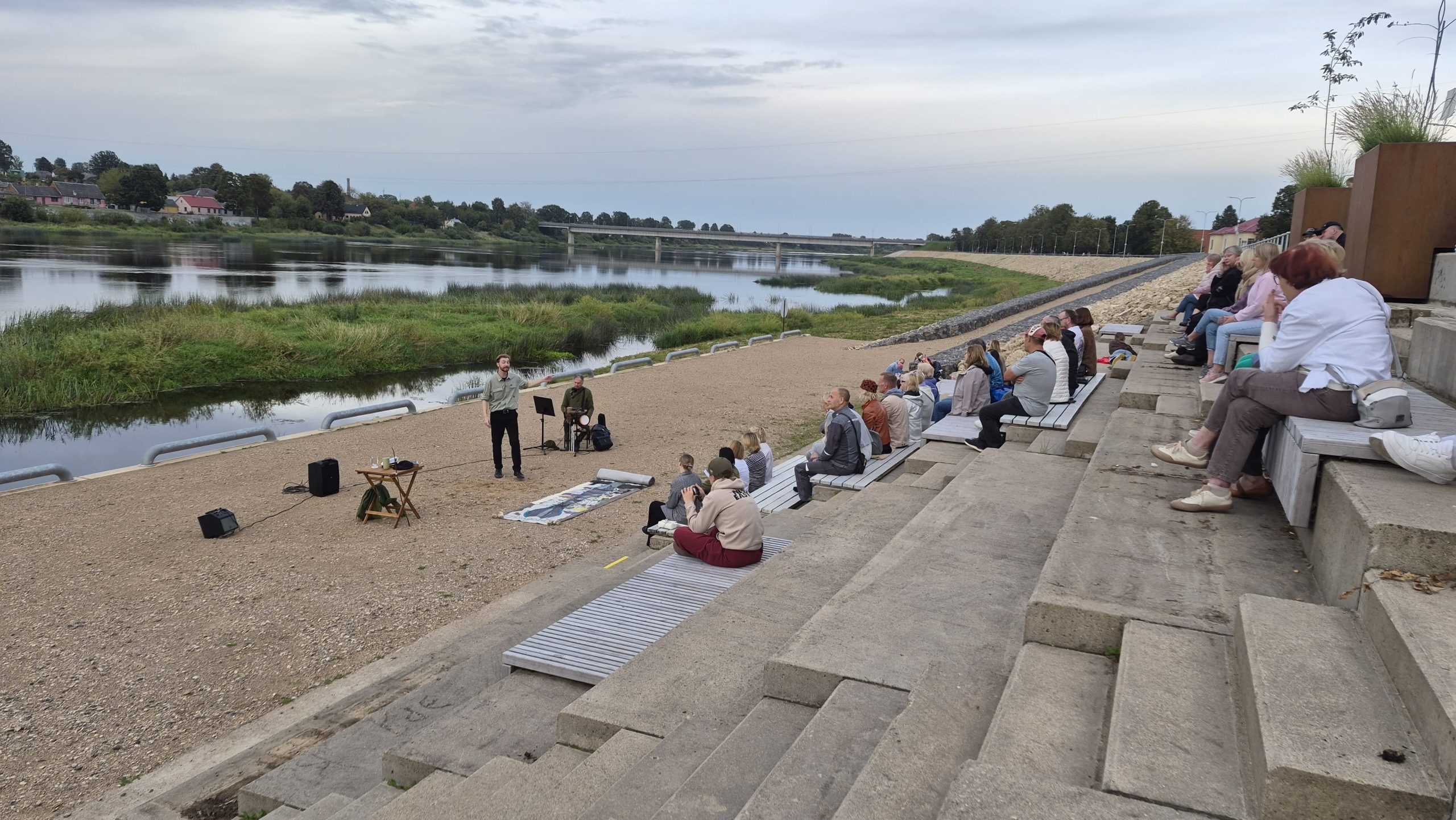 Izrāde “Upes tūres. Daugava” Daugavas krastā Jēkabpilī
