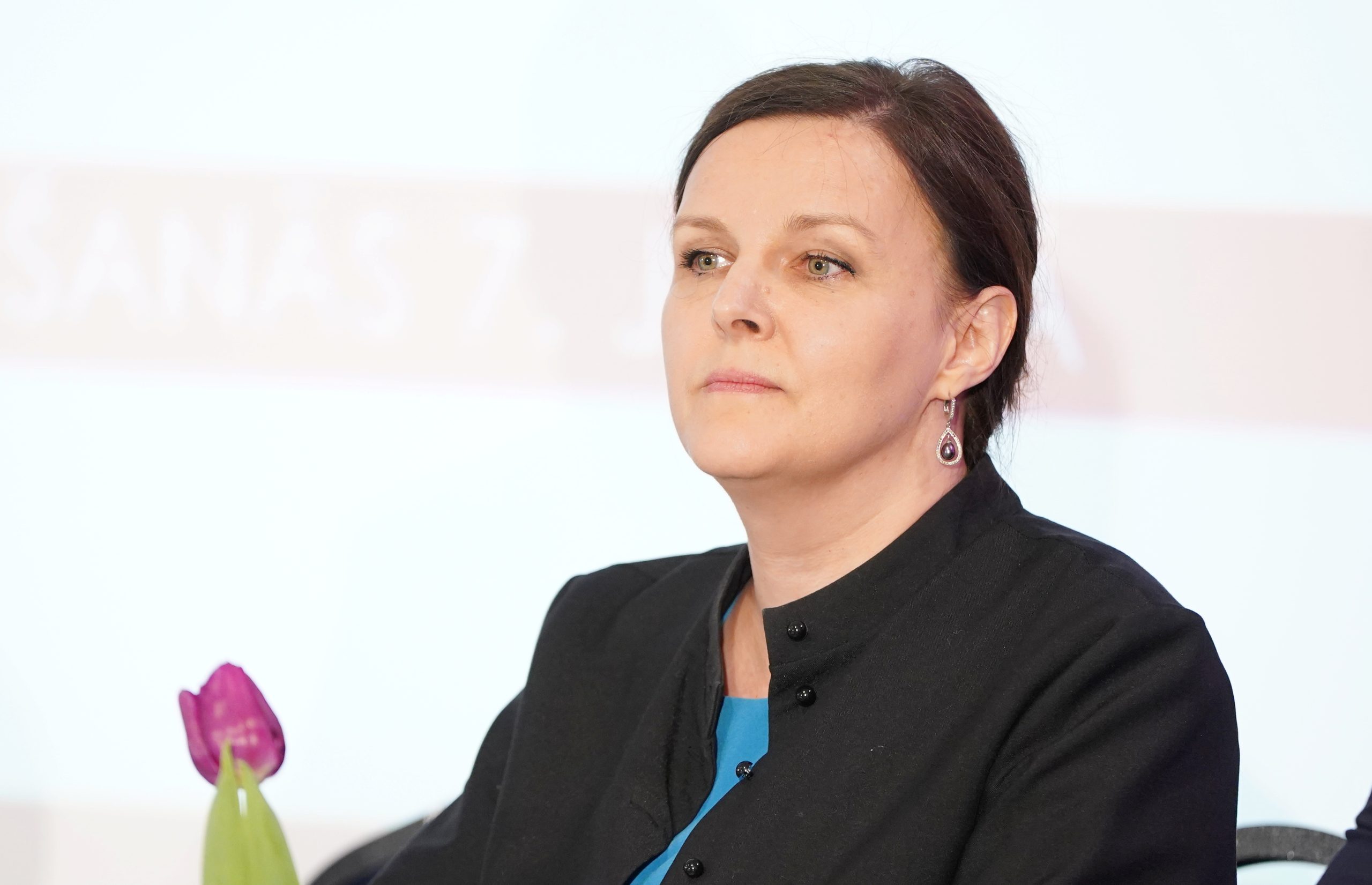 Jūlija Stepaņenko pasākuma laikā
