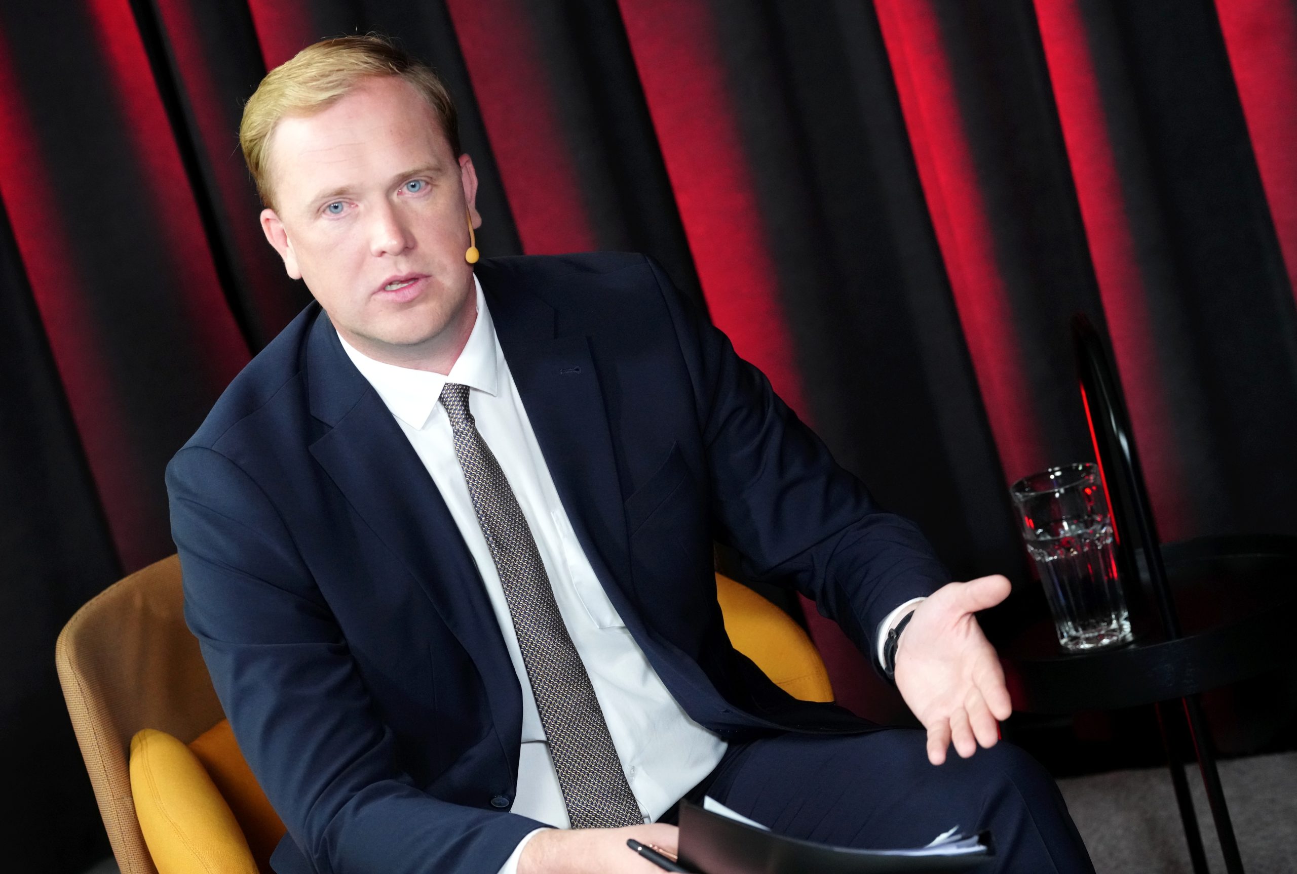 Ekonomikas ministrs Viktors Valainis pasākumā