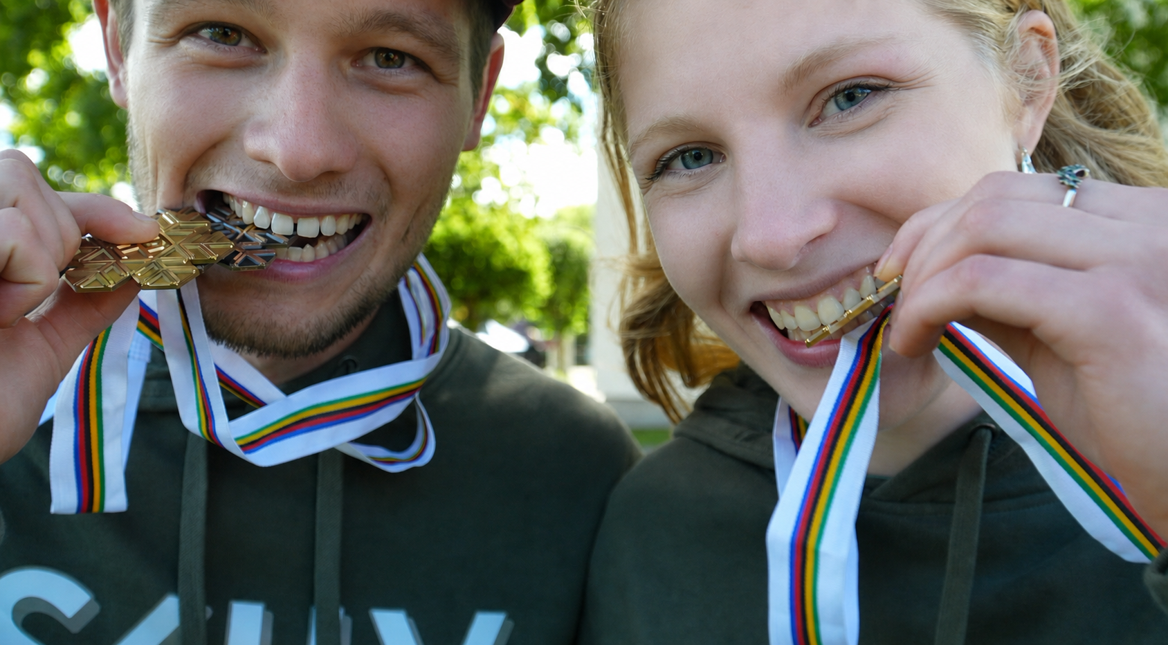 Latvijas rollerslēpotāji ar pasaules čempionāta medaļām Madonā
