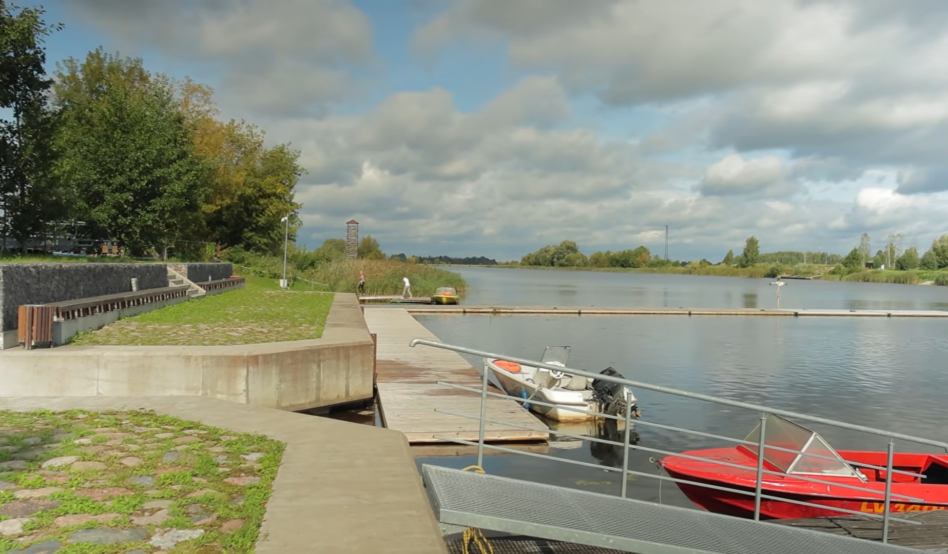 Airēšanas bāze pie Lielupes Jelgavā