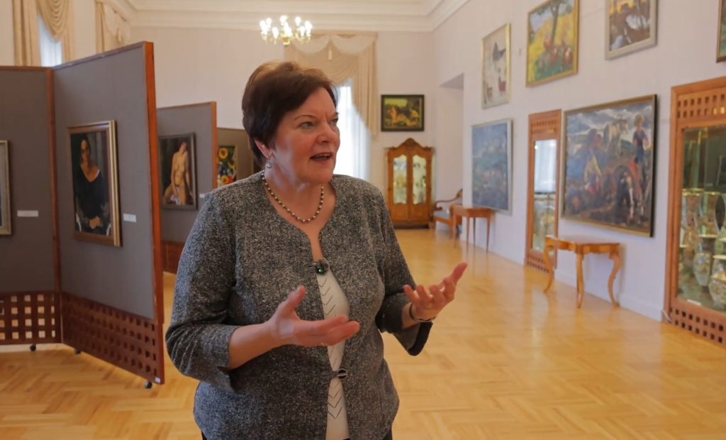 Marija Kaupere Ģederta Eliasa muzeja ekspozīcijā