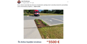 Iekšlietu ministra Jāņa Dombravas Facebook ieraksts par katastrofu pārvaldības centru izmaksām