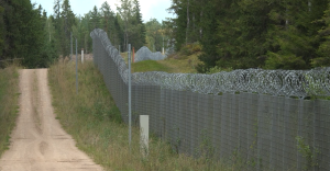 Žogs uz Latvijas–Baltkrievijas robežas