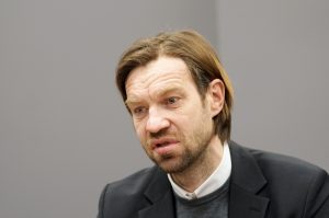 Kaspars Gorkšs sarunas laikā