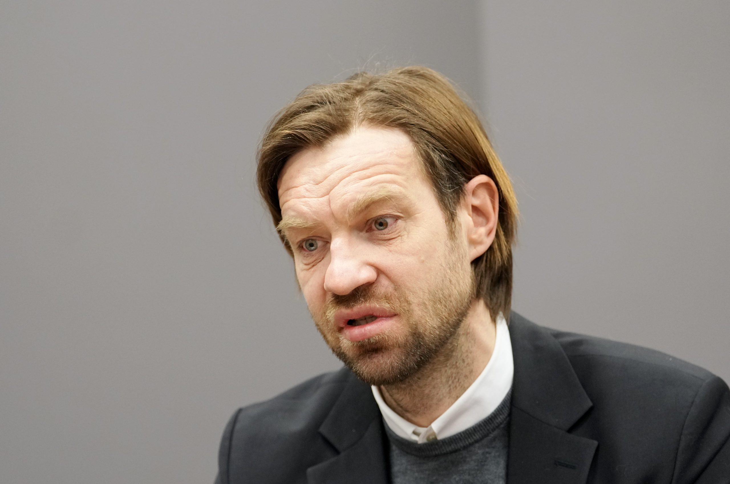 Kaspars Gorkšs sarunas laikā