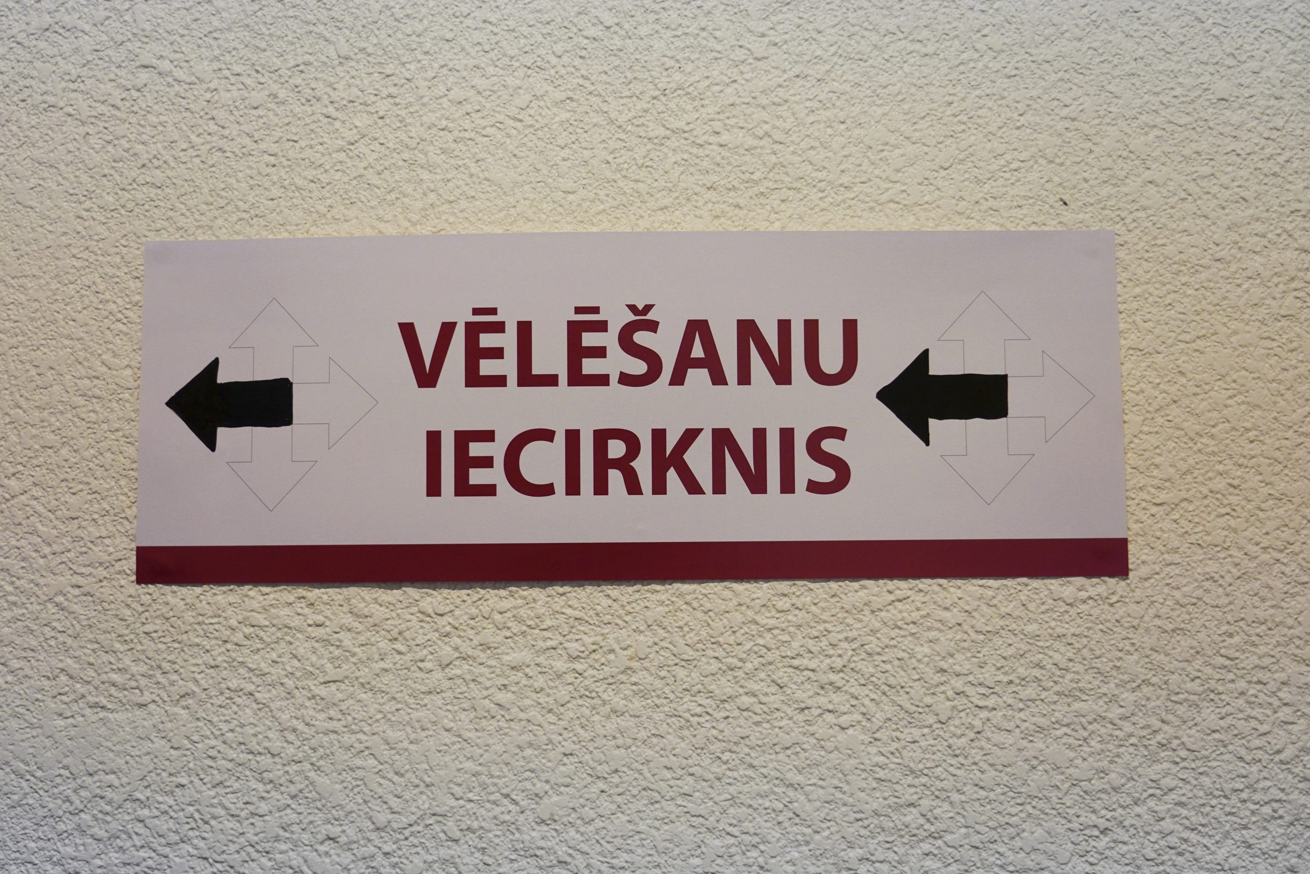Norāde uz vēlēšanu iecirkni