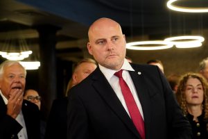Andris Kulbergs 15. Saeimas vēlēšanu rezultātu gaidīšanas pasākumā